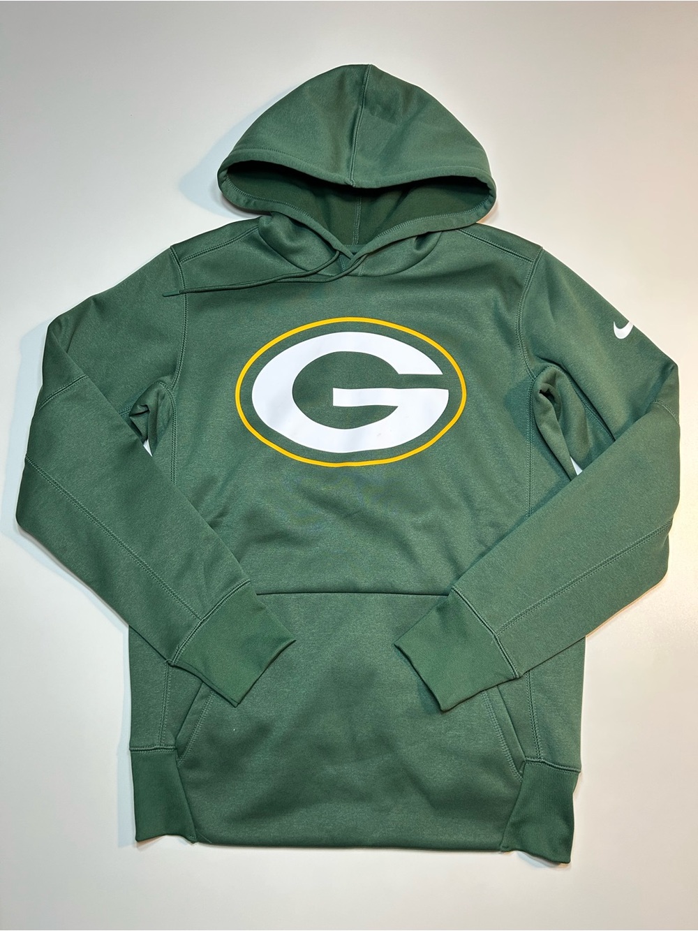 Nike NFL Green Bay Packers Prime Logo Therma Fit Pullover Hoodie